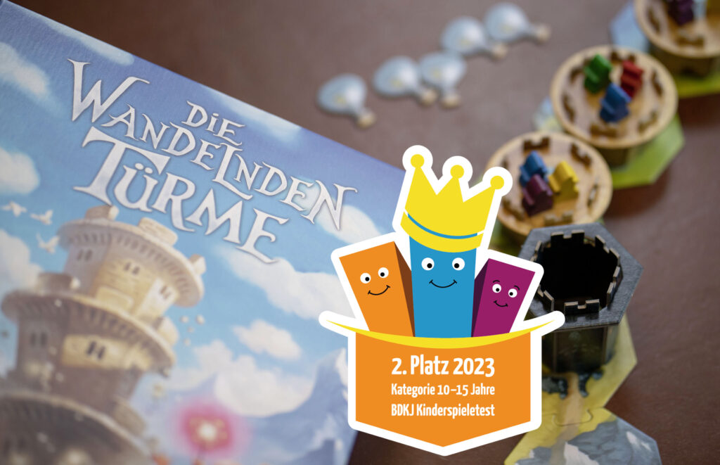 2. Platz für Die wandelnden Türme Abacusspiele